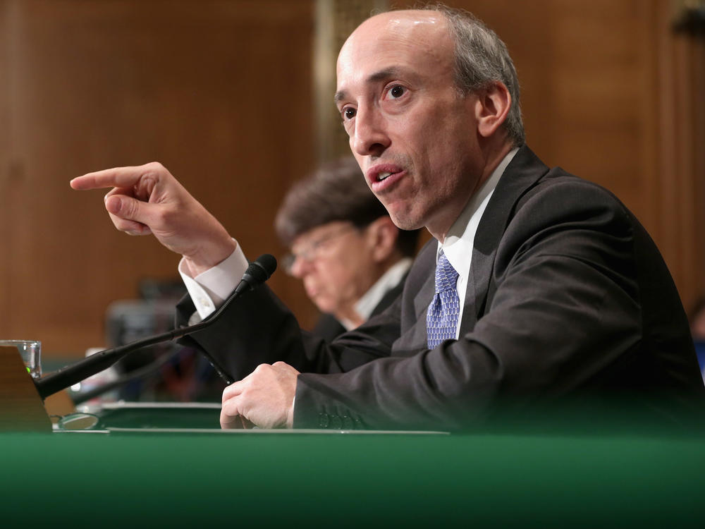 Gary Gensler, pictured during a Senate hearing in July 2013, will be nominated to lead the Securities and Exchange Commission for the Biden administration.