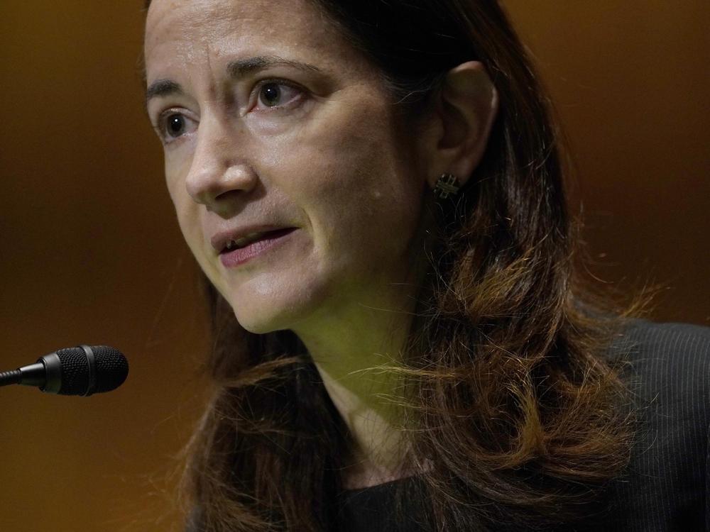 Avril Haines, President-elect Joe Biden's pick for director of national intelligence, speaks during her confirmation hearing before the Senate Intelligence Committee on Tuesday.