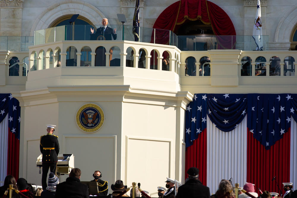 PHOTOS: Biden, Harris Assume Office During Unique Inauguration Ceremony 