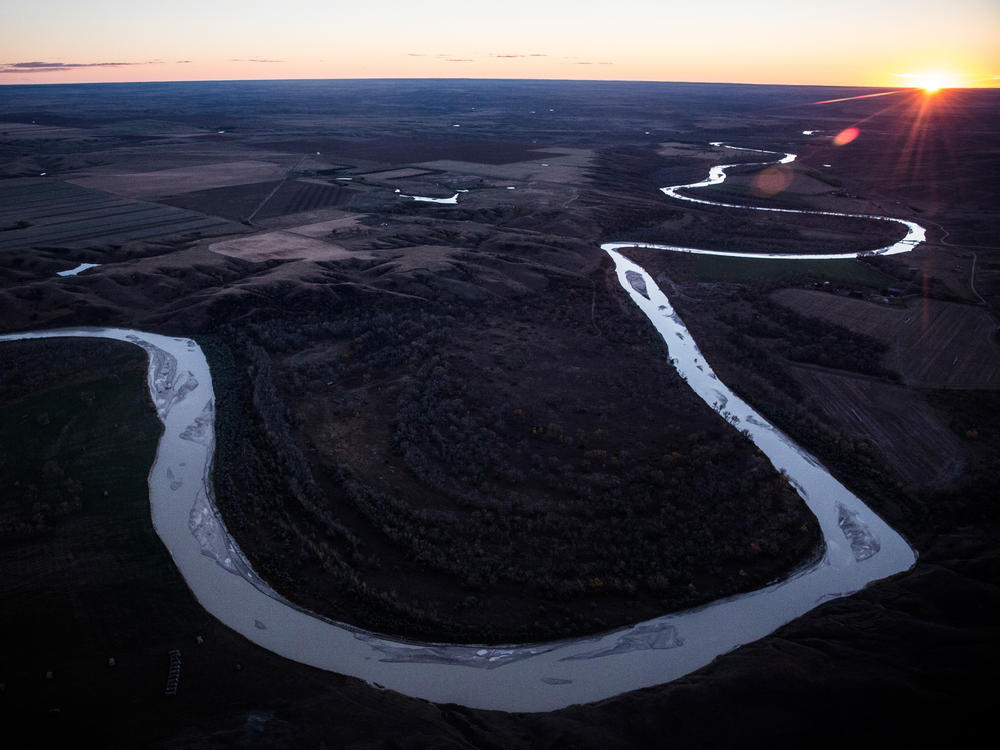 The Keystone XL pipeline was set to have passed near the White River in South Dakota. President Biden plans to block the controversial pipeline in one of his first acts of office.