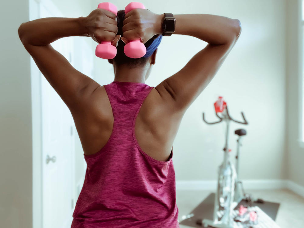 With the pandemic, many people are turning to at-home workouts and walks in their neighborhoods. That's good, says <em data-stringify-type=