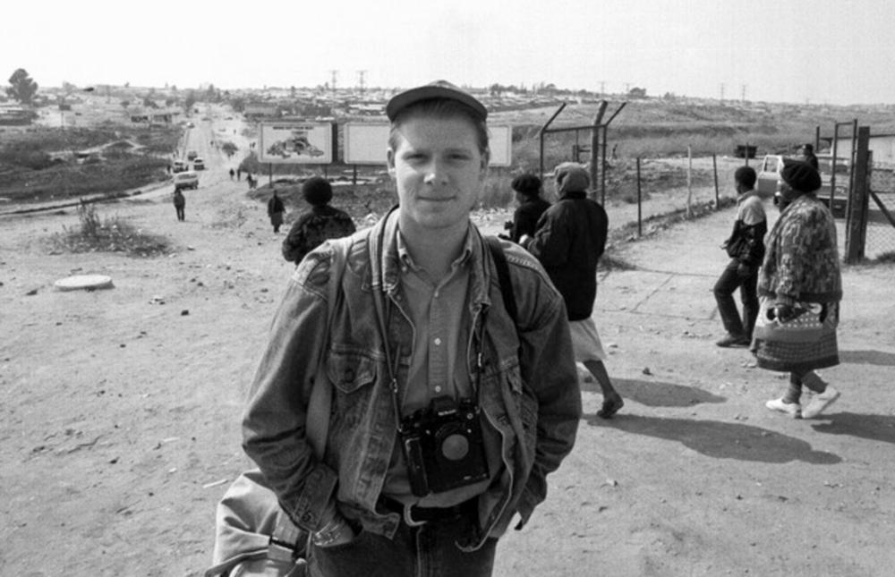 David in South Africa as a young photojournalist.