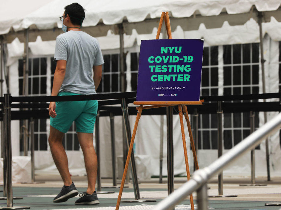 New York University students last fall were required to get tested for the virus upon arrival and again seven to 10 days later. Experts say community leaders could learn a lesson from how campuses have handled the pandemic.
