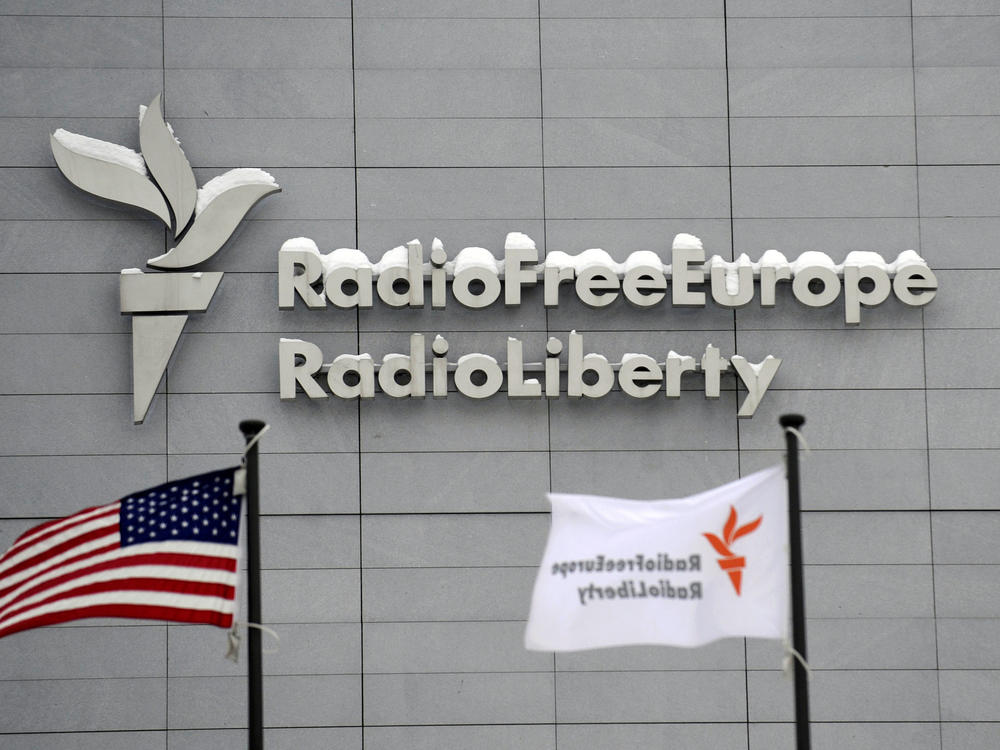 The acting head of the U.S. Agency for Global Media has fired the presidents and boards of Radio Free Europe/Radio Liberty, Radio Free Asia and the Middle East Broadcasting Networks. Above, the headquarters of Radio Free Europe/Radio Liberty is seen in Prague in January 2010.