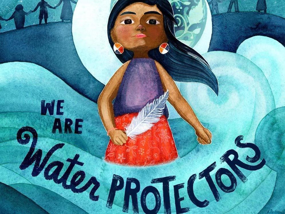 <em>We Are Water Protectors</em>, illustrated by Michaela Goade and written by Carole Lindstrom, won the 2021 Caldecott medal.