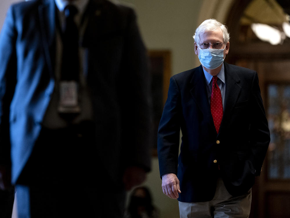 Senate Minority Leader Mitch McConnell, R-Ky., dropped his demand that any power-sharing agreement with Democrats must keep the legislative filibuster intact.