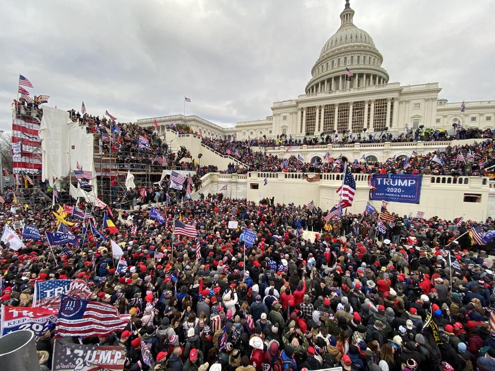 Pro-Trump extremists attacked the U.S. Capitol on Jan. 6. The acting U.S. Capitol Police chief apologized to Congress Tuesday for the department's failure to secure the building.