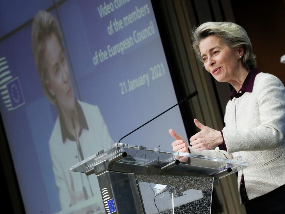 European Commission President Ursula von der Leyen announced AstraZeneca will deliver nine million additional doses of the company's coronavirus vaccine to the EU.