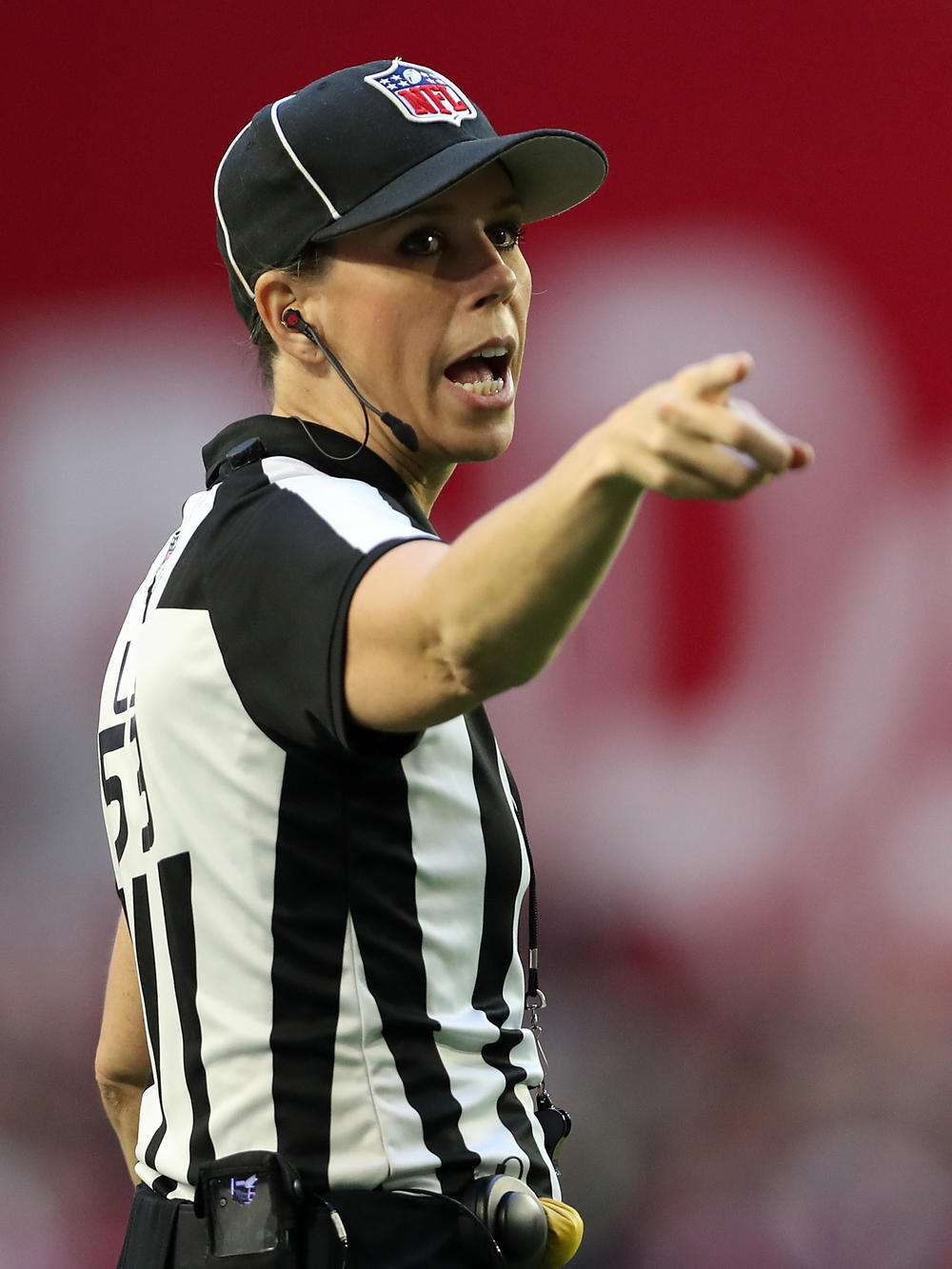 Sarah Thomas is no stranger to pressure situations. She's refereed in several playoff games and is looking forward to working her first Super Bowl on Sunday.