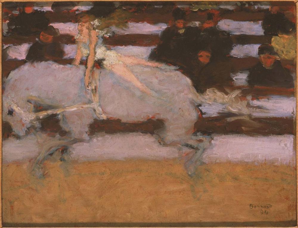 Pierre Bonnard's<em> Circus Rider </em>(1894, oil on academy board) was acquired in 1947.