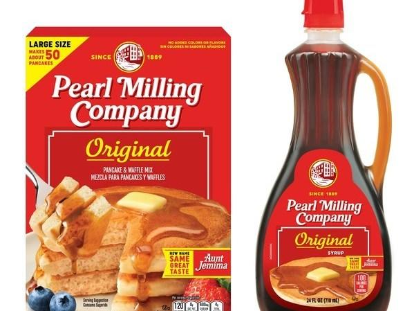 Pearl Milling Company maintains the iconic red and yellow colors of the Aunt Jemima brand. The new brand will hit store shelves in June.