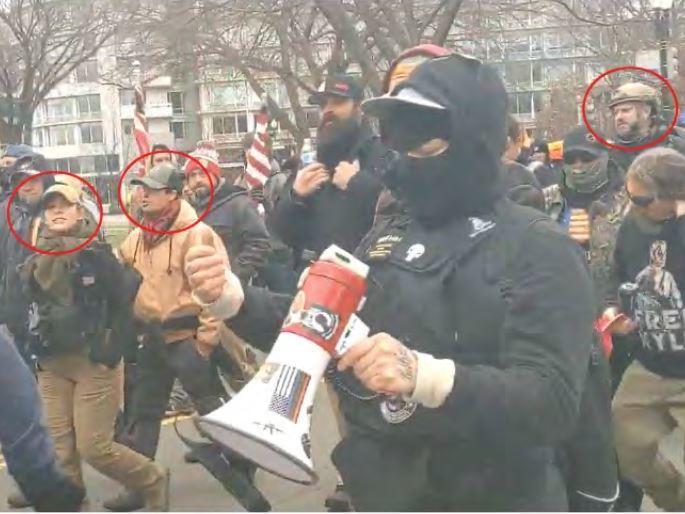 The FBI says five people arrested on Thursday are part of a Proud Boys group that participated in the Capitol riot.