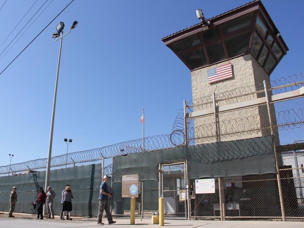 The detention center at Naval Station Guantanamo Bay, Cuba, 2017. President Biden hopes to close the prison before the end of his term.