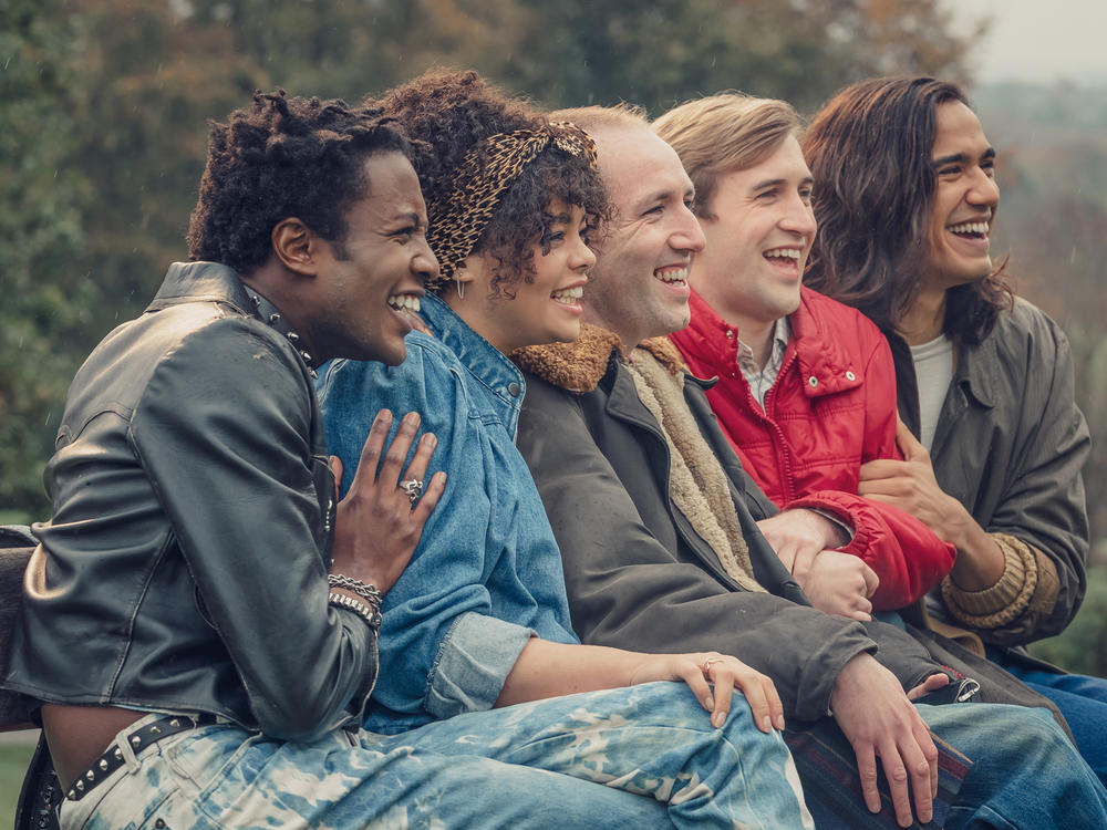 <em>It's a Sin</em> follows a cast of characters (Omari Douglas, Lydia West, David Carlyle, Callum Scott Howells and Nathaniel Curtis) in London as they deal with the emergence of the AIDS epidemic.
