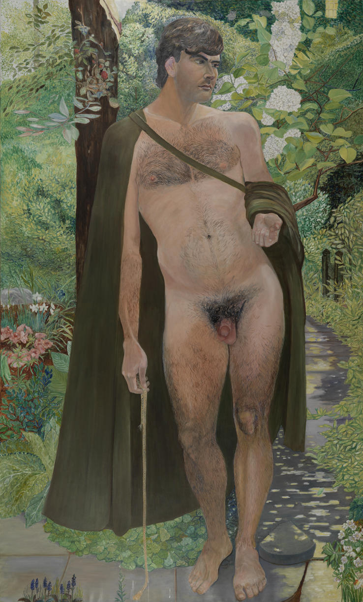 Sylvia Sleigh, <em>Pluto: Robert Lucy,</em> 1994, Oil on linen, gift of the Estate of Sylvia Sleigh, 2017.27