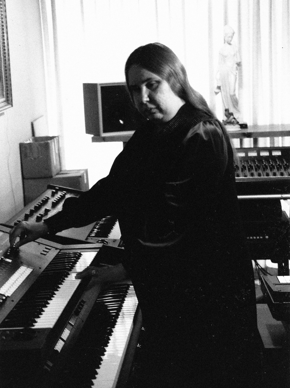 Strom in a file photo from <em>Eurock</em>, a European music magazine that published a rare interview with the artist in the mid-1980s.