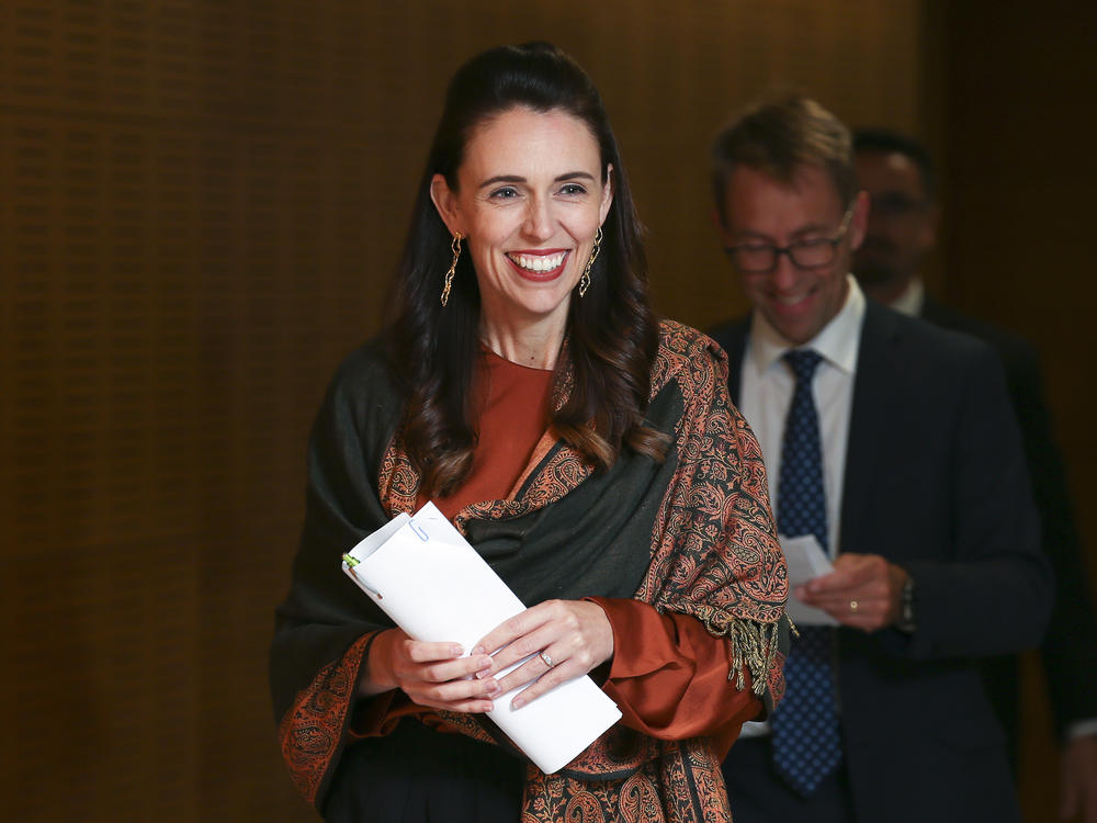 New Zealand Prime Minister Jacinda Ardern, pictured on Wednesday, announced on Thursday that the country's schools will offer free period products starting later this year.