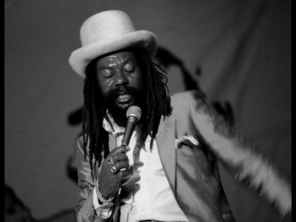 U-Roy, performing at Reggae Sunsplash in Montego Bay, Jamaica on Aug. 8, 1984.