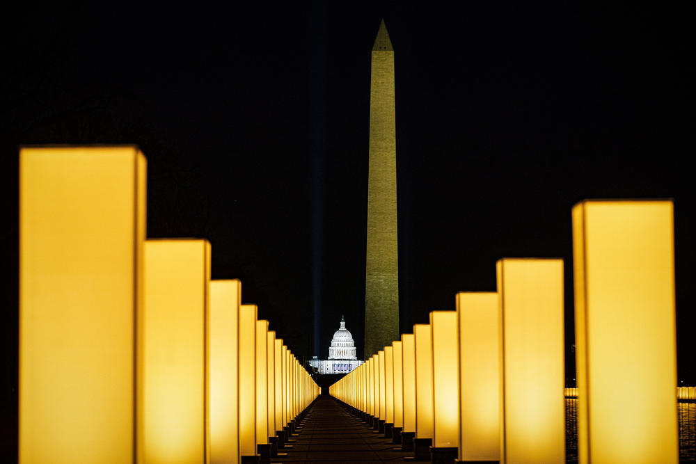 On Jan. 19, the incoming Biden administration hosted memorial to lives lost to COVID-19 at the Lincoln Memorial Reflecting Pool on the National Mall. Since then another 100,000 Americans have died.