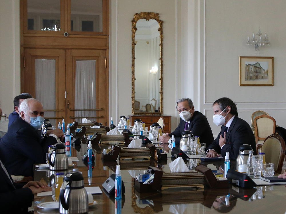 Director General of the International Atomic Energy Agency (IAEA) Rafael Mariano Grossi meets over the weekend with Iranian Foreign Minister Mohammad Javad Zarif.
