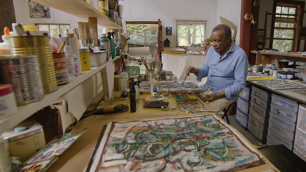 David Driskell, an artist, art historian and curator, organized the 1976 exhibition that is central to the documentary. Driskell died last year at age 88.