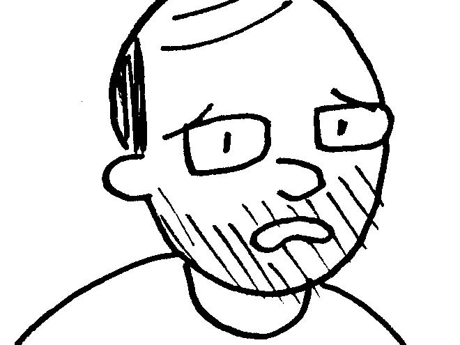 Self-portrait of John Porcellino