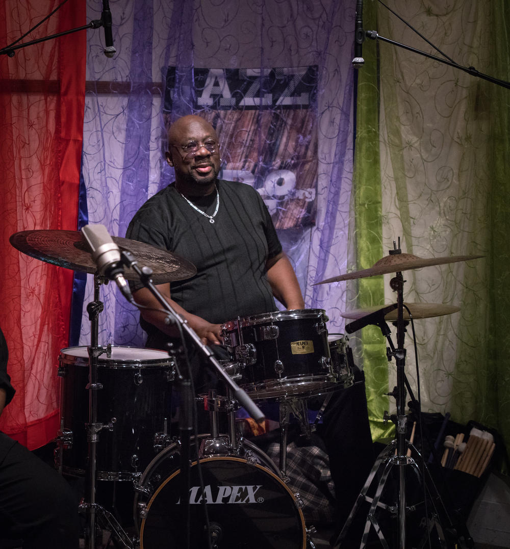 Ralph Peterson Jr., photographed during <a href=
