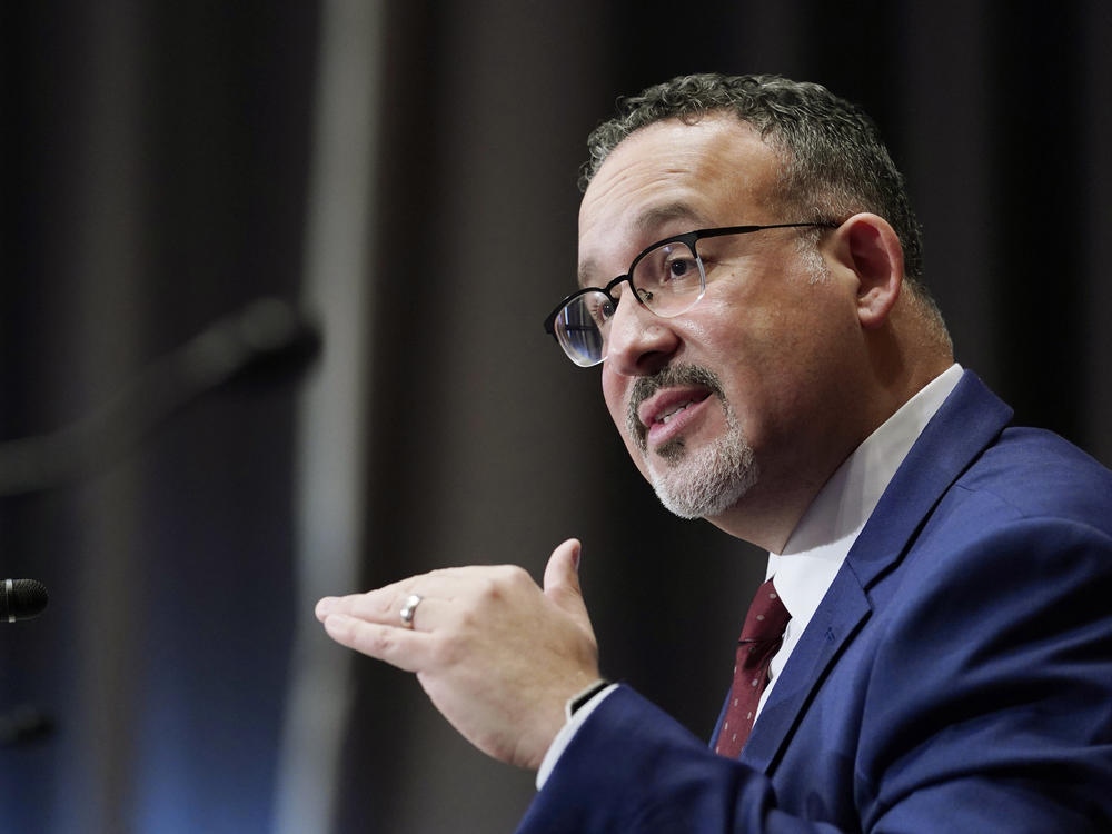 Education Secretary Miguel Cardona Says He Didn’t Know About Howard University’s Student Housing Protests