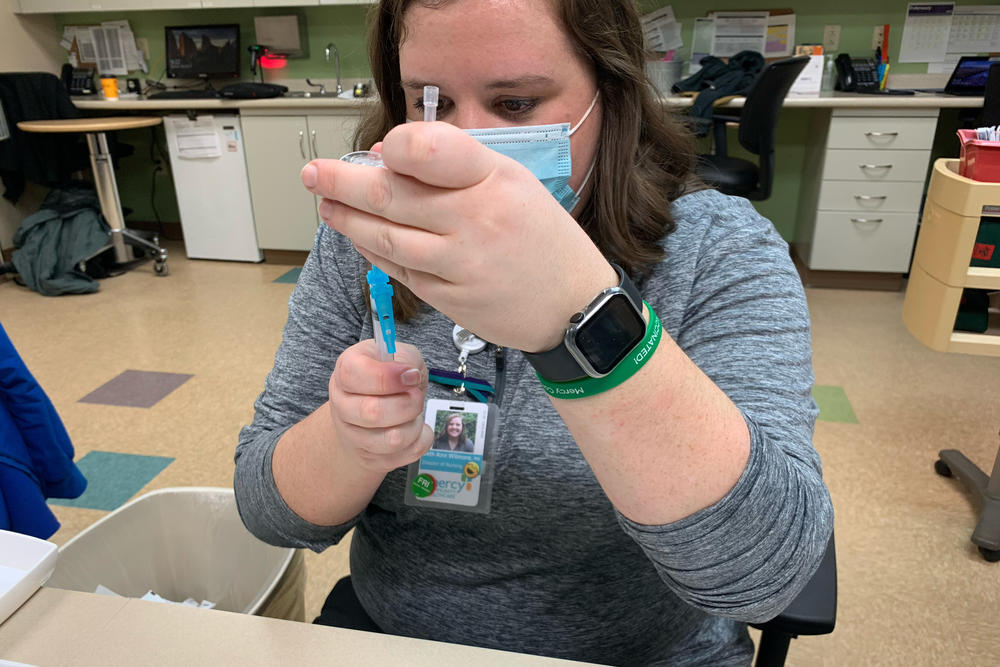 Beth Ann Wilmore is the nursing director at a community health center in Franklin, Tennessee. She says she's lost sleep worrying about the temperature in the freezer storing her clinic's COVID vaccine supply.