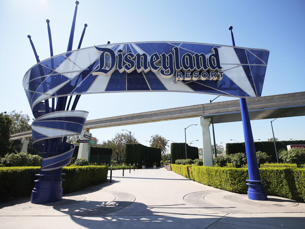 Disneyland, Anaheim, Calif., September 2020. California announced theme parks, sports arenas and stadiums will be allowed to open on April 1 if they meet health requirements at the county level.