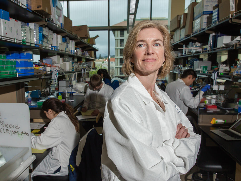 Biochemist Jennifer Doudna, the subject of Walter Isaacson's new biography <em>The Code Breaker, </em>shared a Nobel prize in chemistry in 2020 for the part she played in developing the CRISPR gene editing technology.