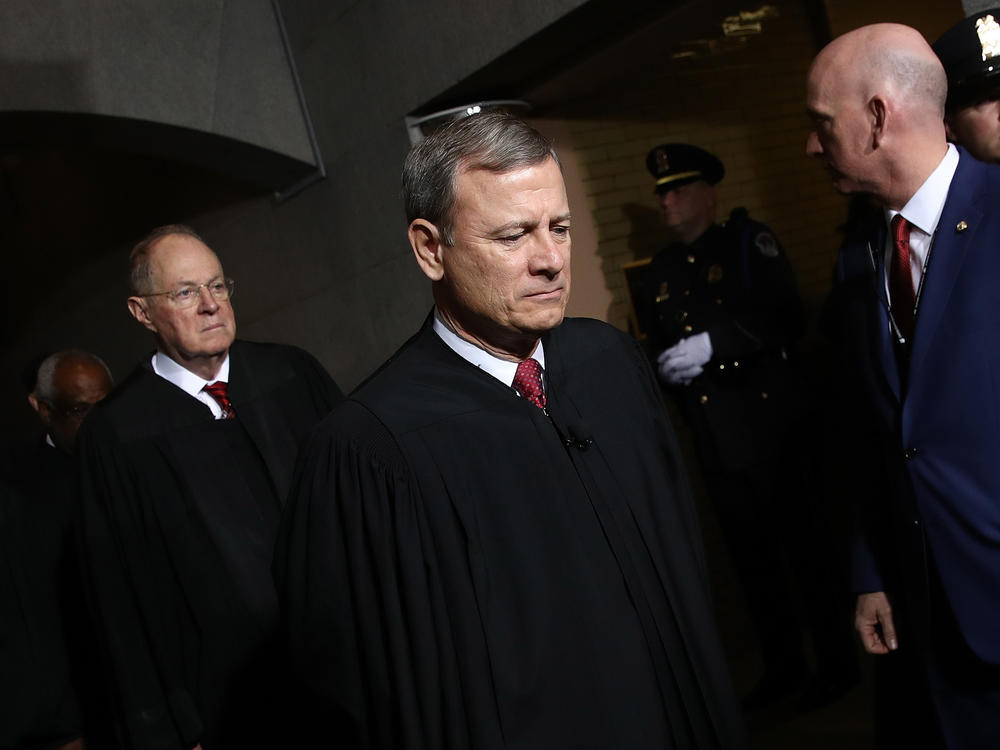 Supreme Court Chief Justice John Roberts broke with his colleagues on the court, filing a solo dissent for the first time in his nearly 16 years on the bench.