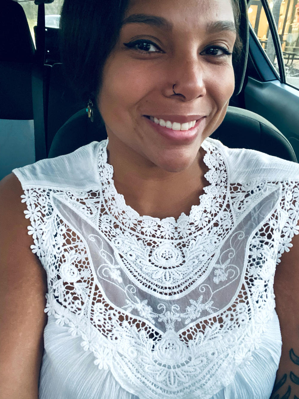 Jessica Duenas on her 36th birthday in February of this year.