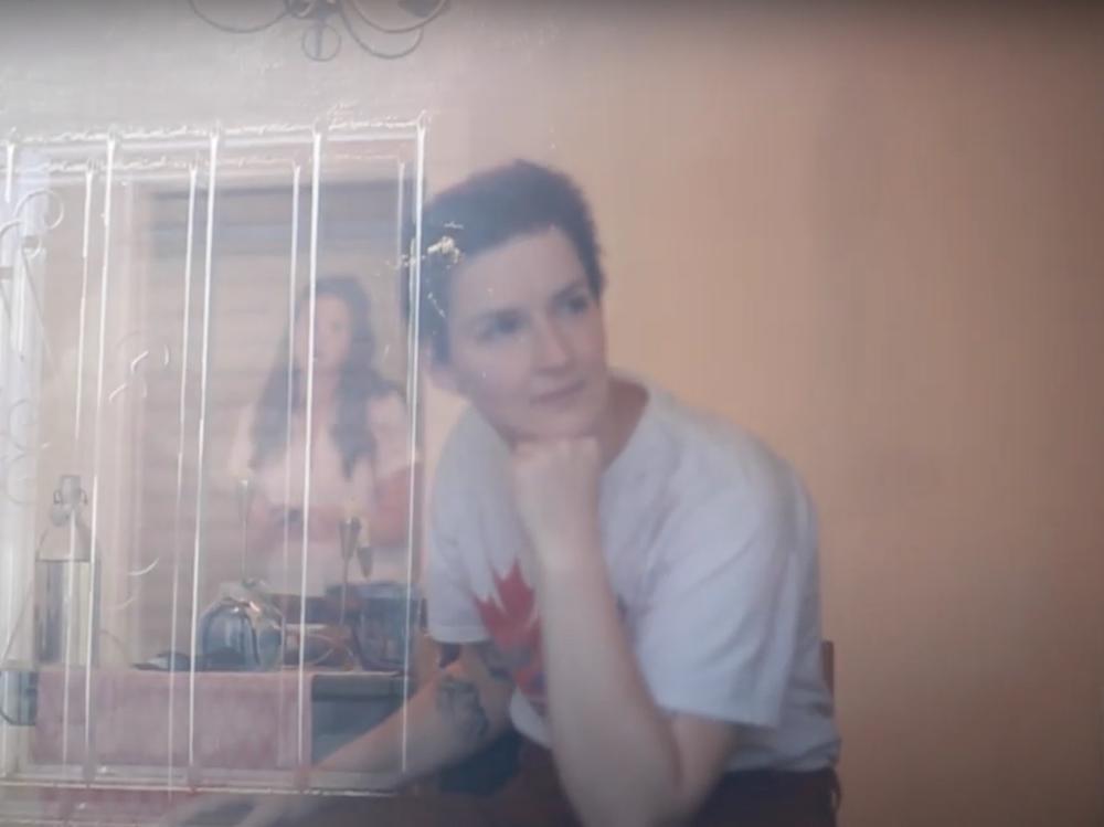 Grace Semler Baldridge, in a still from the lyric video for her song 