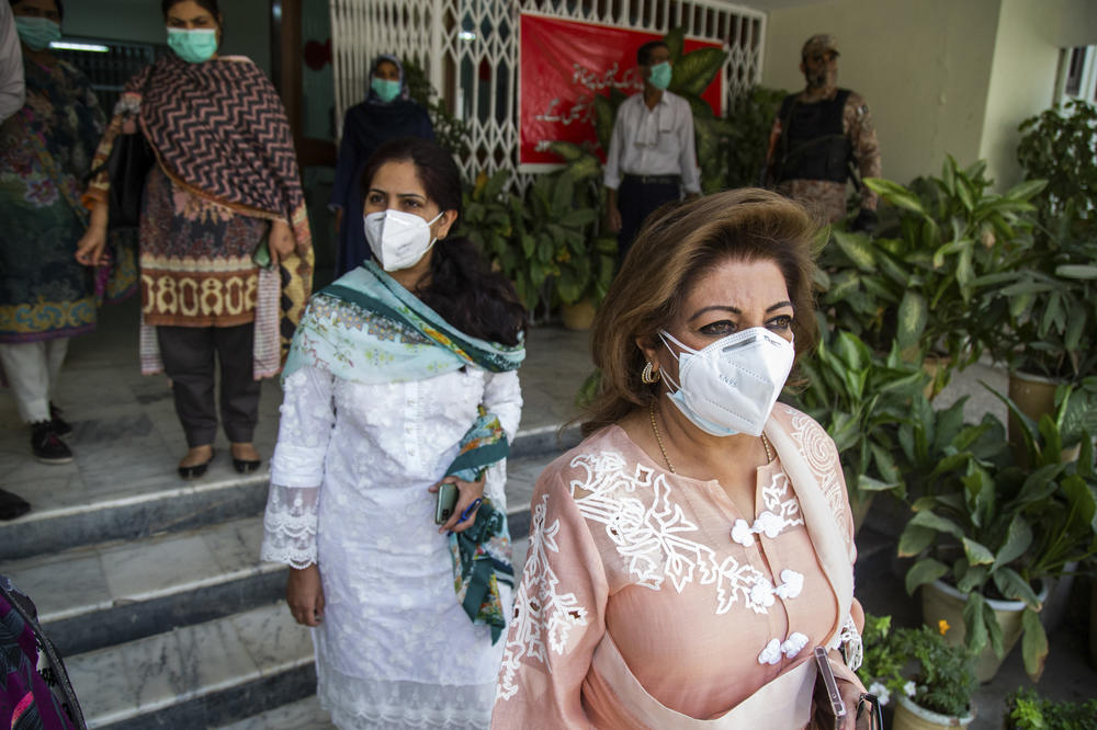 Dr. Seemin Jamali is executive director of Jinnah Postgraduate Medical Centreo, the largest hospital in Karachi, Pakistan. She went through chemo during the pandemic — and kept working: 