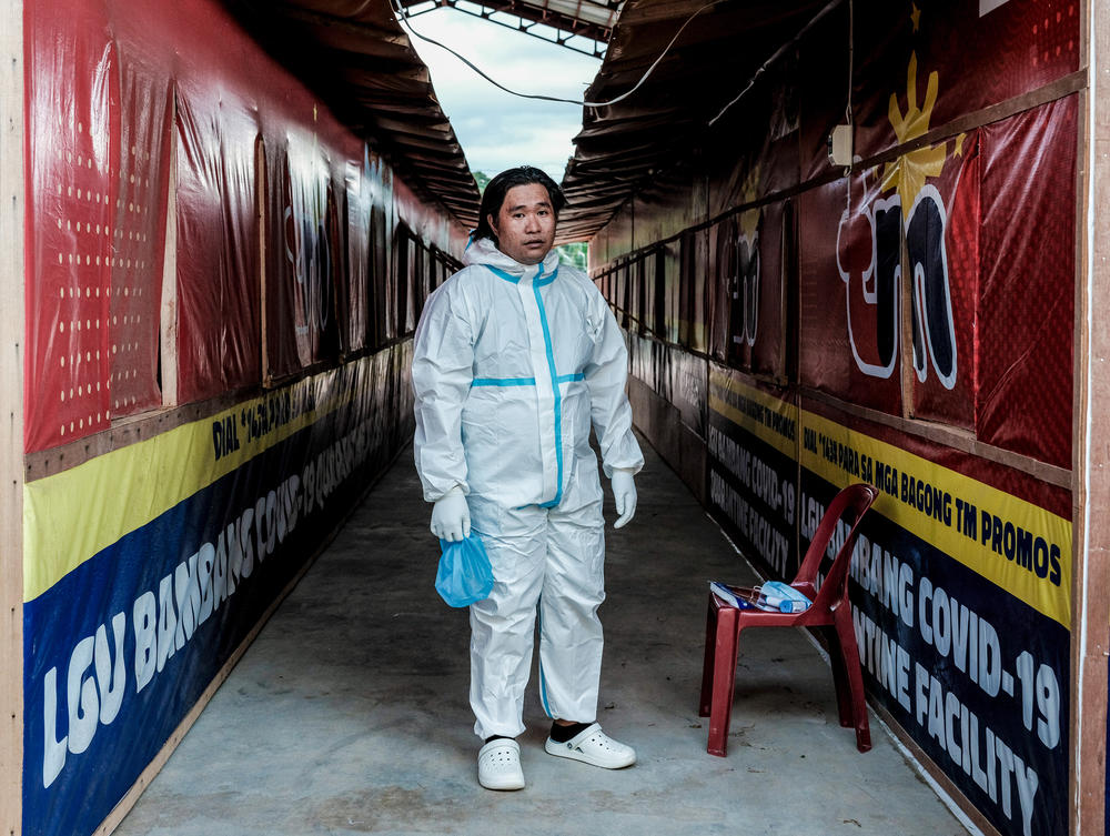 Alejandro Ramilloza II, a nurse at a quarantine facility in the Philippines, says: 