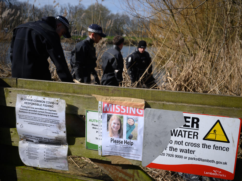 The search for Sarah Everard brought police on March 9 to Mount Pond in Clapham Common, where a poster asks the public for help locating the missing London woman. Authorities said the next day that officers found what they believe to be human remains in a wooded area in Kent.