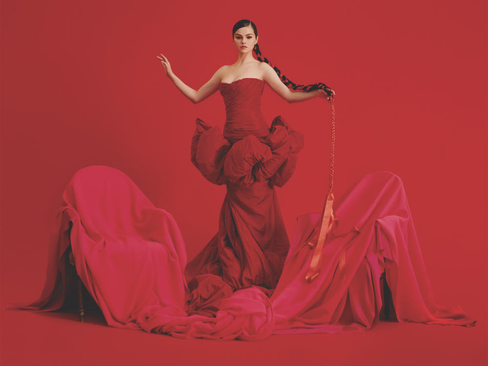 Selena Gomez on the cover of <em>Revelación</em>, her first Spanish-language EP.