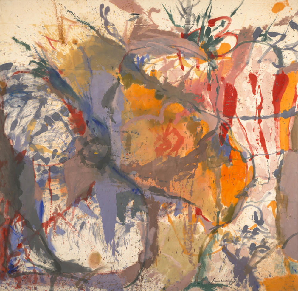 Helen Frankenthaler, <em>Before the Caves,</em> 1958, Berkeley Art Museum