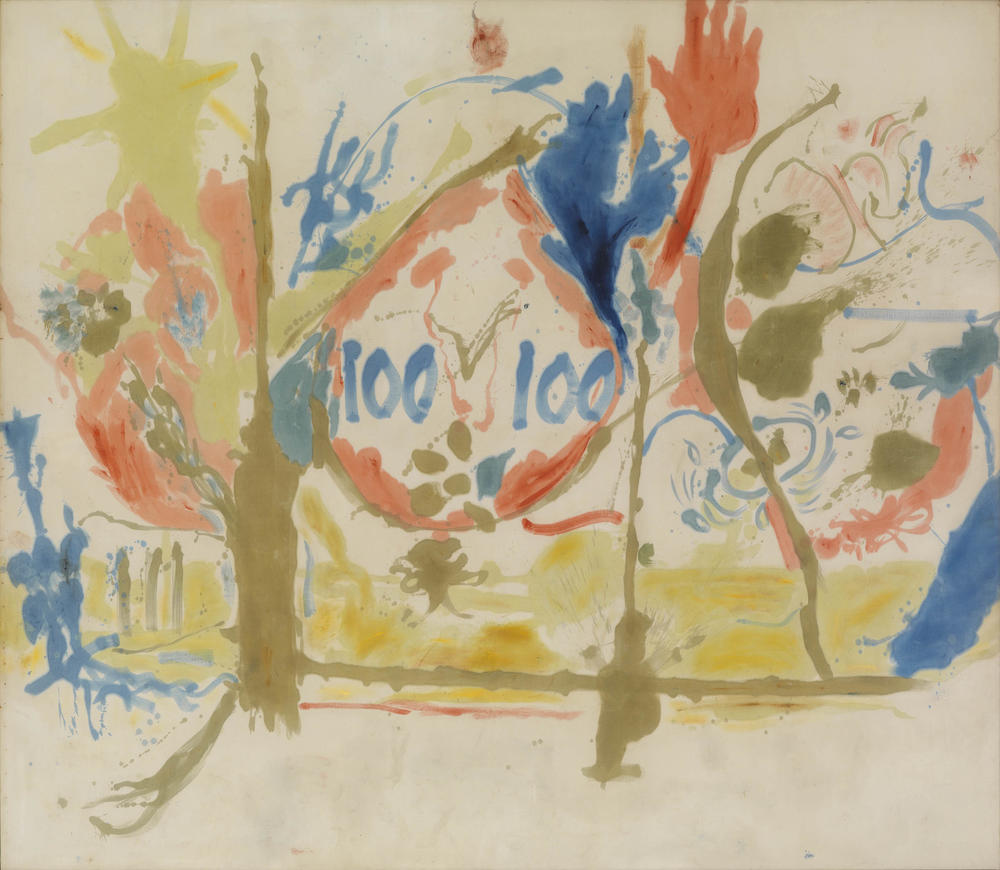 Helen Frankenthaler, <em>Eden,</em> 1956, Collection Helen Frankenthaler Foundation, New York