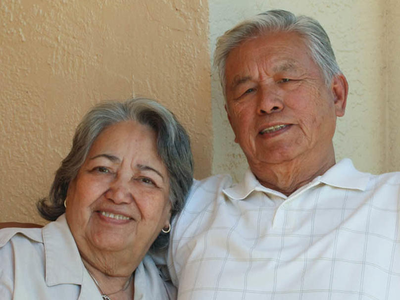 Angela and George Ju spoke about their early days together at their StoryCorps interview in Spring Hill, Fla., in October 2018.