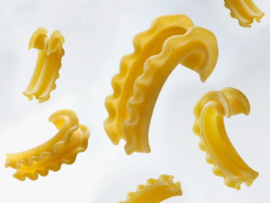 Meet cascatelli, a pasta shape created by Dan Pashman, host of the food podcast <em>The Sporkful</em>.