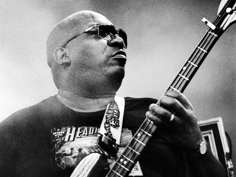 Paul Jackson performs with the Headhunters at the North Sea Jazz Festival in The Hague, The Netherlands, in 1998.