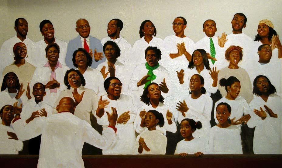 James E. Ransome, <em>Gospel singers</em>