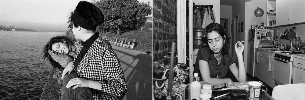 Jen and Molly (left) 1985; Jen (right) 1996