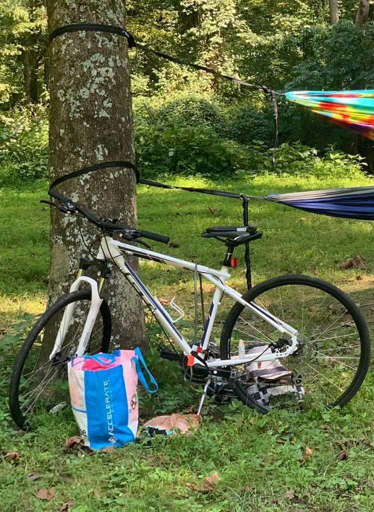 Elizabeth Abrams' bicycle before it was stolen in December 2020.
