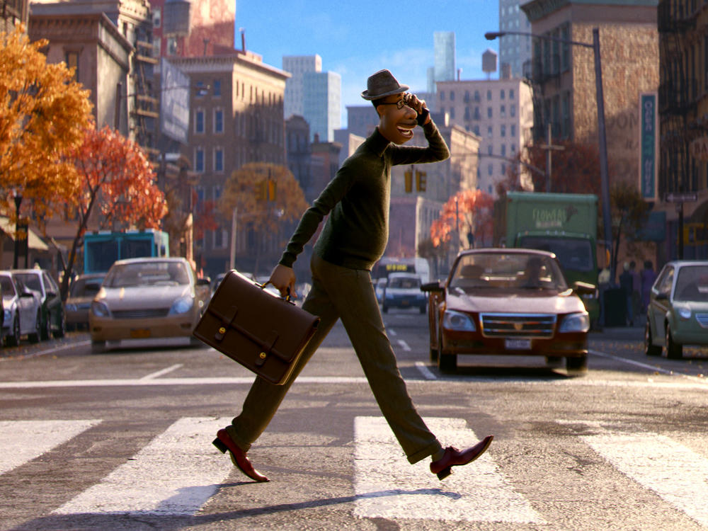The Oscar-nominated Disney/Pixar film<em> Soul</em> centers on Joe (voiced by Jamie Foxx), a middle school band teacher who longs to be a jazz musician.