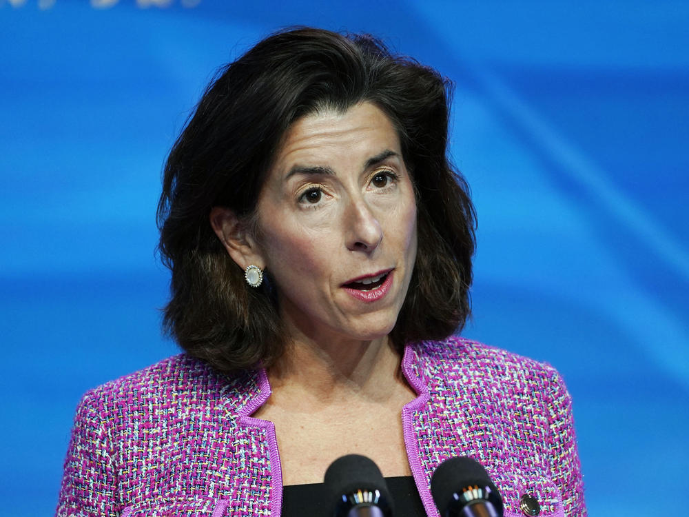 Secretary of Commerce Gina Raimondo says the U.S. is clear 