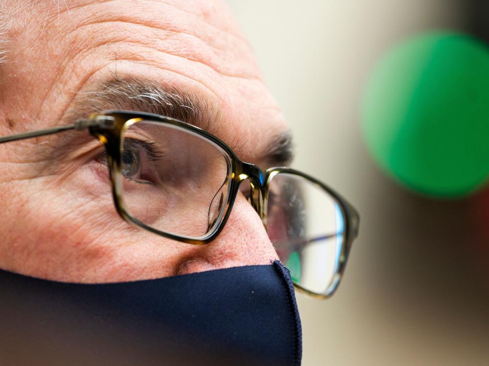 Federal Reserve Chair Jerome Powell testifies during a House Financial Services Committee hearing on Dec. 2, 2020. In an interview with NPR on Thursday, Powell compared the central bank's response to the pandemic to the rescue of British and allied forces in Dunkirk.