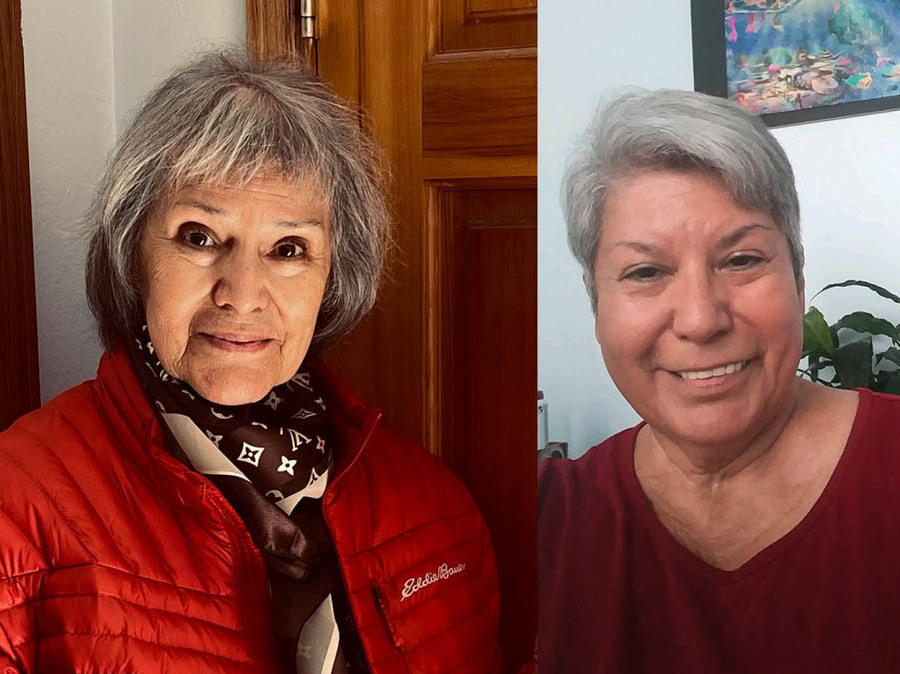 Sisters Carmencristina Moreno, left, and Rosemary Selzer remembered their late father during a remote StoryCorps conversation this month.